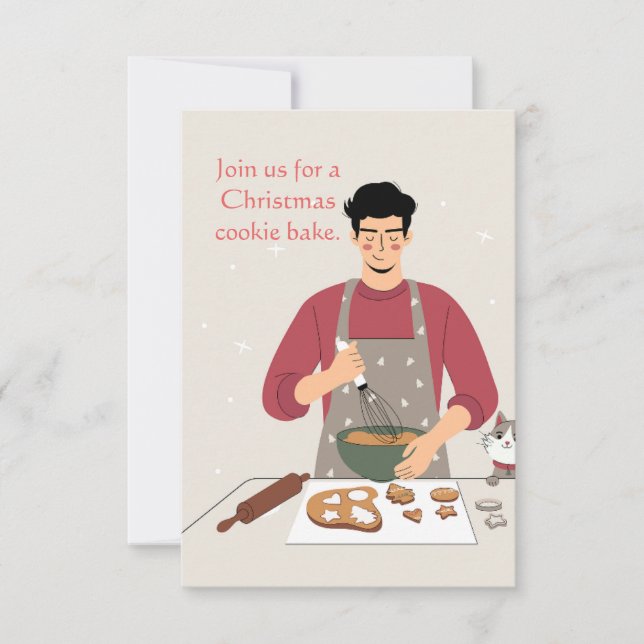 COOKIE BAKE INVITE SAVE THE DATE (Vorderseite)