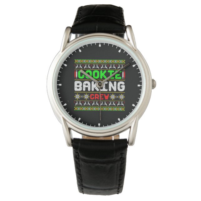 Cookie Baking Crew Armbanduhr (Vorderseite)