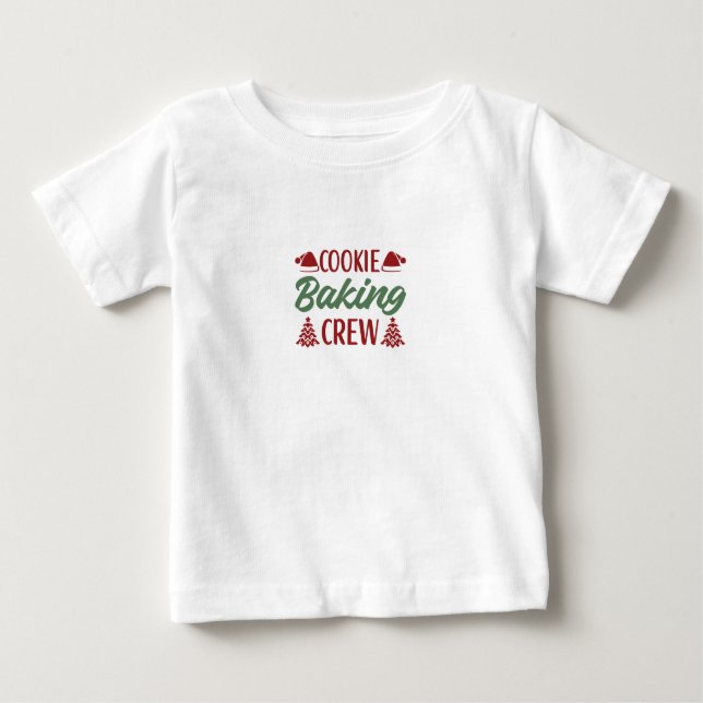 Cookie Baking Crew Baby T-shirt (Vorderseite)
