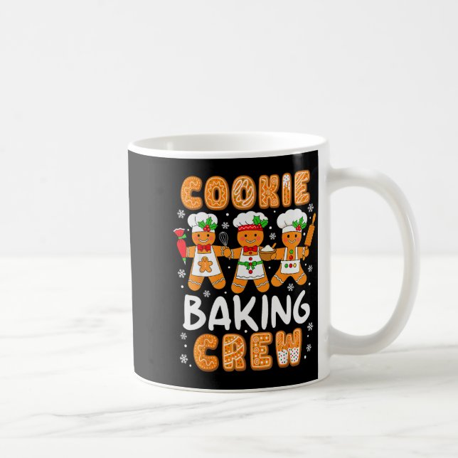 Cookie Baking Crew Christmas Funny Gingerbread Lov Kaffeetasse (Rechts)
