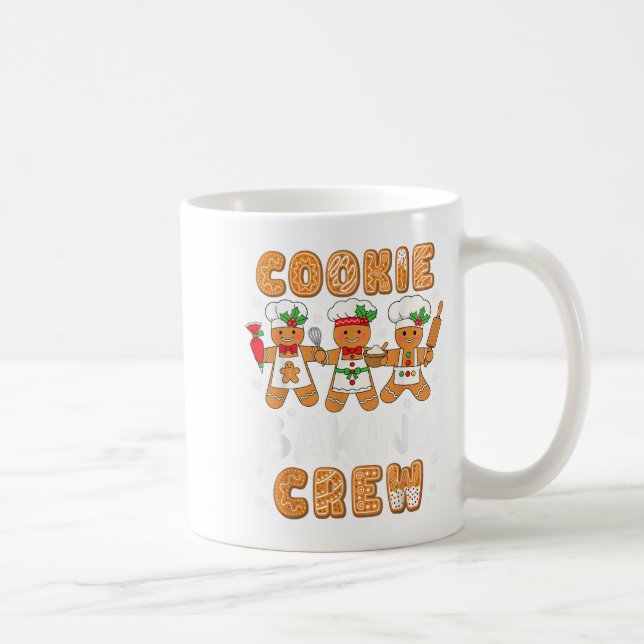Cookie Baking Crew Christmas Funny Gingerbread Lov Kaffeetasse (Rechts)