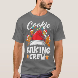 Cookie Baking Crew Christmas Santa Family Gingerbr T-Shirt