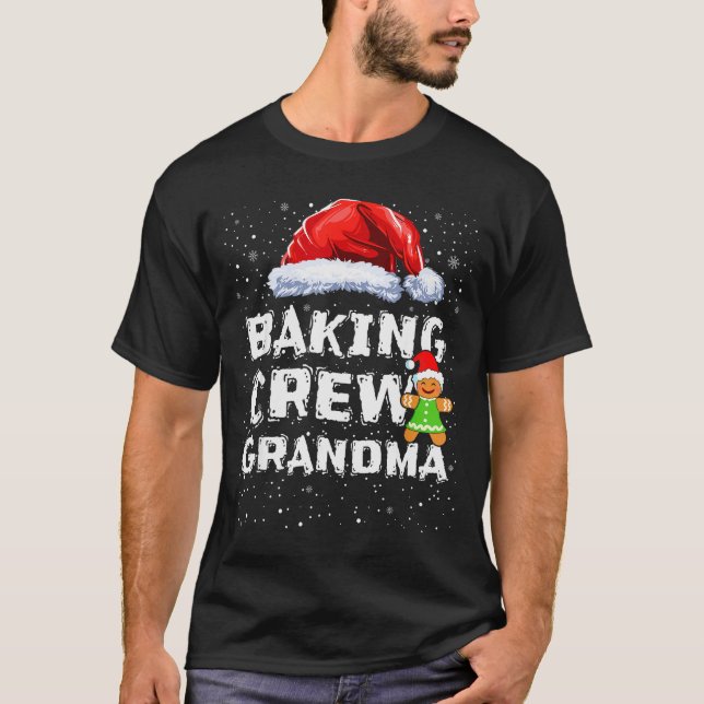 Cookie Baking Crew Shirt Grandma Matching Christma (Vorderseite)
