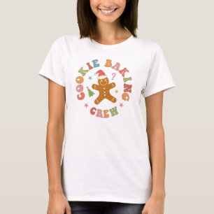 "Cookie Baking Crew" Weihnachtsfeiertage Frauen T-Shirt