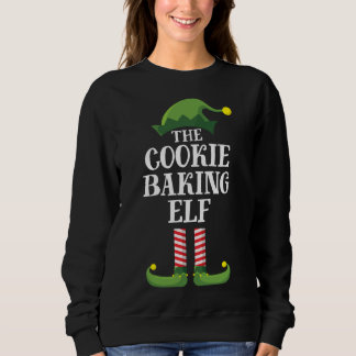 Cookie Baking Elf Matching Familiengruppe Weihnach Sweatshirt