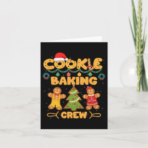 Cookie Baking Team Crew Xmas Familie Matching Grou Karte