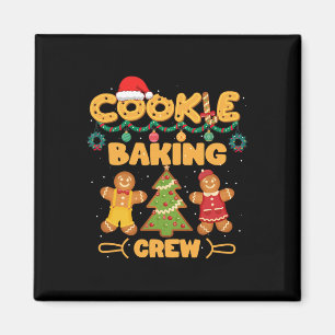 Cookie Baking Team Crew Xmas Familie Matching Grou Magnet