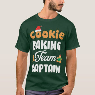 Cookie Baking Team Kapitän Funny Gingerbrei Cooki T-Shirt
