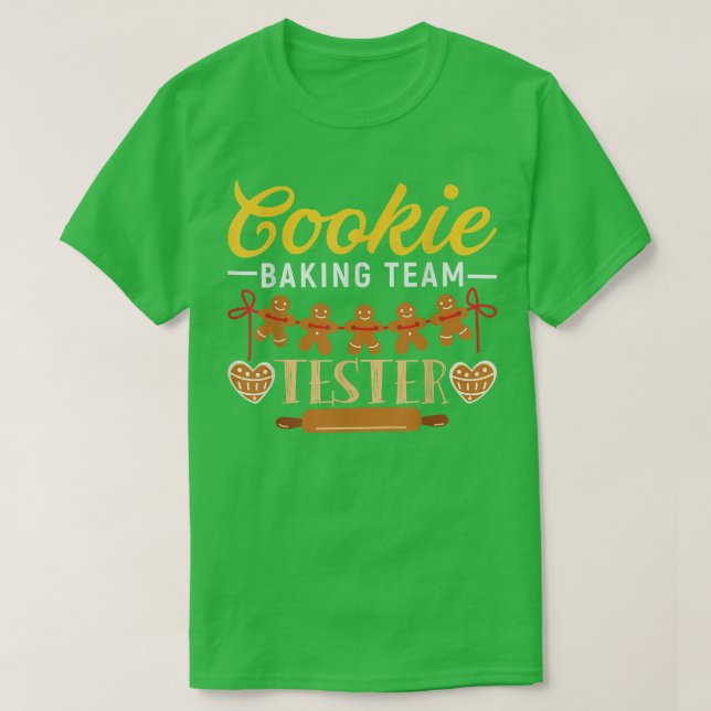 Cookie Baking Team Tester  1144 T-Shirt (Design vorne)