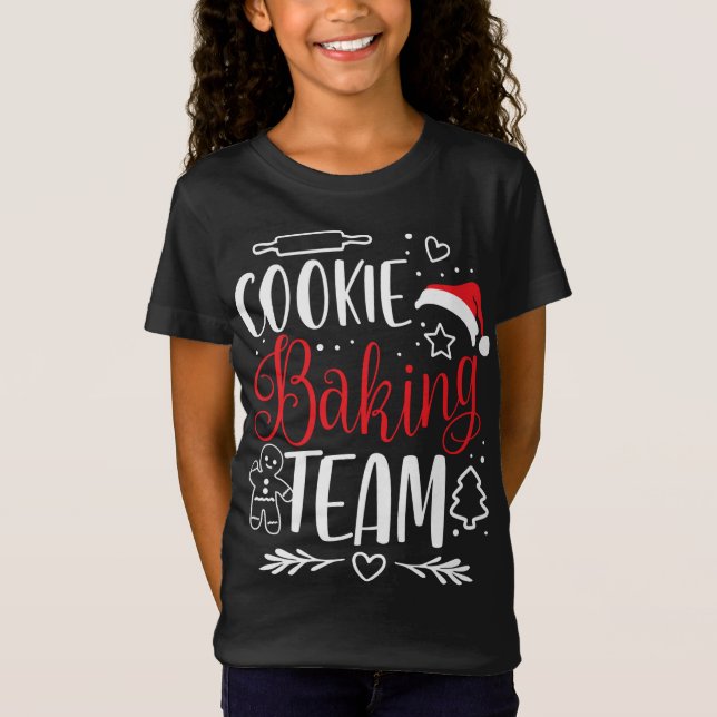 Cookie Baking Team - Weihnachten Weihnachten Weihn T-Shirt (Vorderseite)