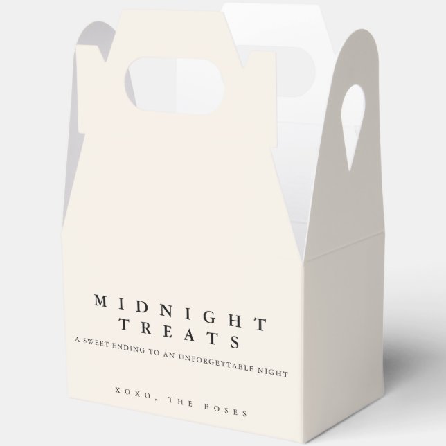 Cookie Box - Mitternacht Leckereien Geschenkschachtel (Offen)