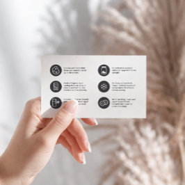 Cookie Care Minimalistisch Flat Dankeschön Karte