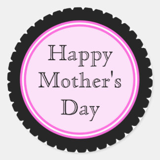 Cookie Cutter Hot Rose Mère's Day Stickers