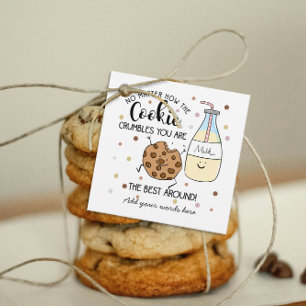 Cookie Danke Geschenk-Anhänger Du bist der/die Bes Geschenkanhänger