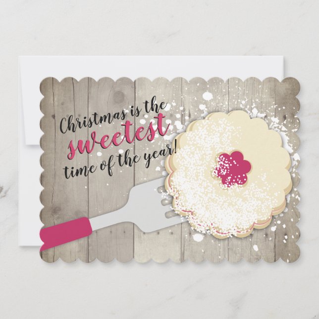 cookie de Noël spatula carte cadeau de vacances (Devant)
