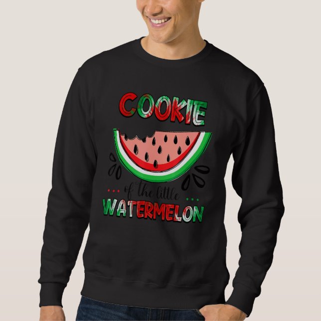 Cookie der kleinen Wassermelone Sommermatching Fa. Sweatshirt (Vorderseite)