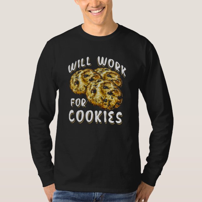 Cookie  Dessert Food Pun Cookie T-Shirt (Vorderseite)