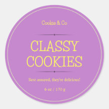 Cookie-Etiketten, Jogurt-Etiketten, Body-Butter-Et