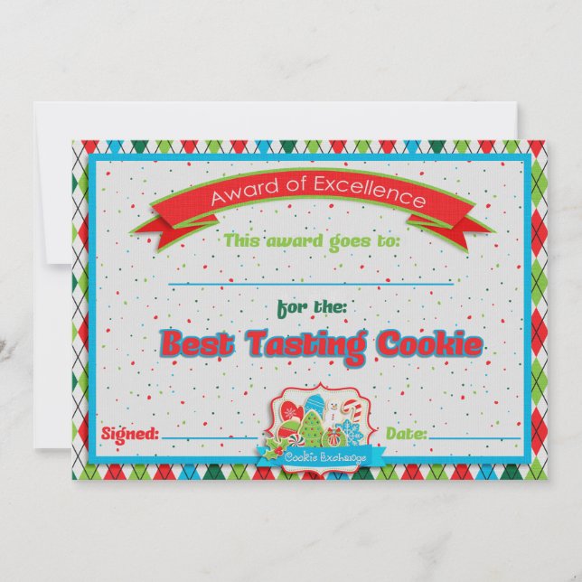 Cookie Exchange Best Degustation Cookie Award (Vorderseite)