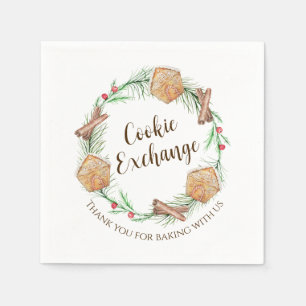Cookie Exchange-Feier Serviette