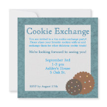 Cookie Exchange-Party Einladung