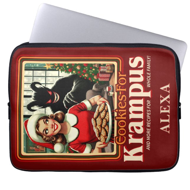 Cookie For Krampus Merry Krampus Christmas Horror Laptopschutzhülle (Vorderseite)