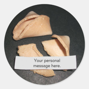 Cookie Fortune avec Autocollants Fortune personnal