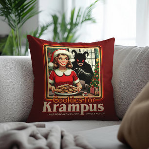 Cookie für Krampus Frohe Krampus Weihnachten Horro Kissen
