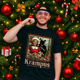 Cookie für Krampus Frohe Krampus Weihnachten Horro T-Shirt