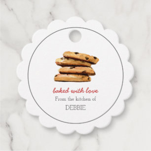 COOKIE gebacken mit Liebe Holiday Bäcker Gefallen Geschenkanhänger