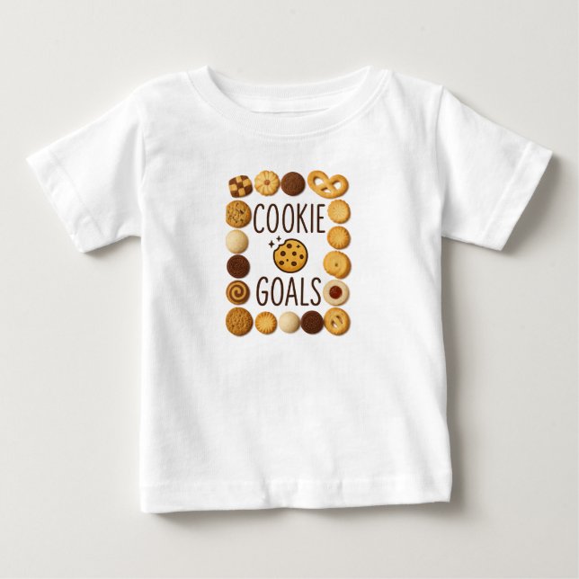 Cookie Goals Kleinkind-Shirt Baby T-shirt (Vorderseite)