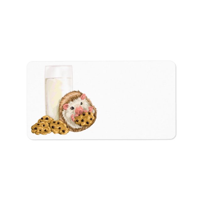 Cookie Hog Adressaufkleber (Vorne)