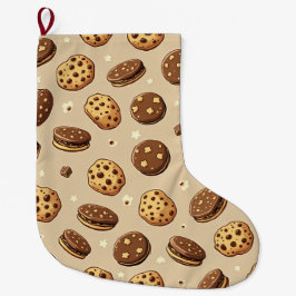 Cookie Holiday Strümpfe Großer Weihnachtsstrumpf