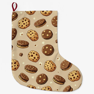Cookie Holiday Strümpfe Großer Weihnachtsstrumpf