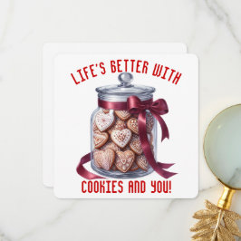 Cookie Jar - Valentine's Day Card Dankeskarte