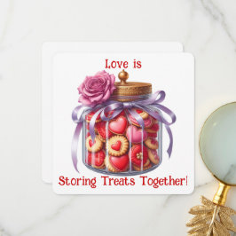 Cookie Jar - Valentine's Day Card Dankeskarte