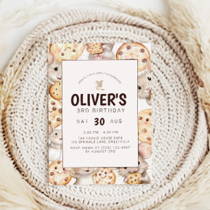 Cookie & Maus Kindergeburtstag Einladung