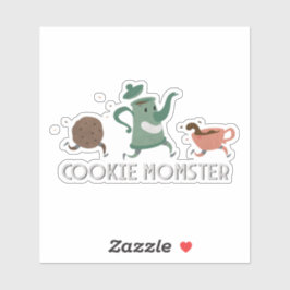 Cookie Momster Aufkleber