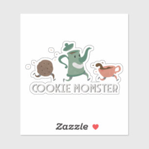 Cookie Momster Aufkleber