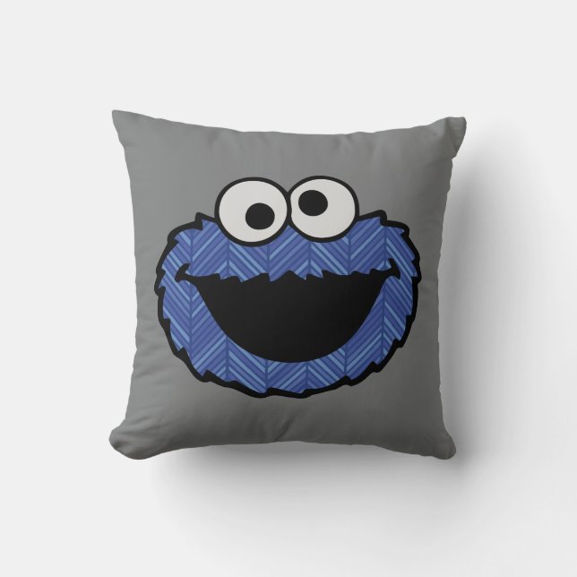 Cookie Monster | 80er-Rückschlag Kissen (Vorderseite)