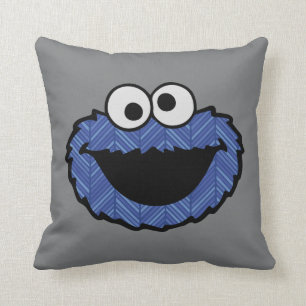 Cookie Monster 80er-Rückschlag Kissen
