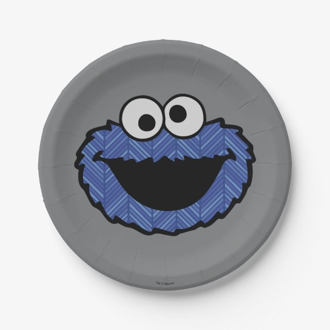 Cookie Monster | 80er-Rückschlag Pappteller (Vorderseite)