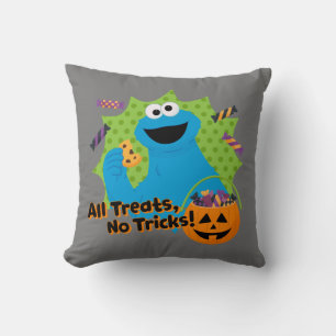 Cookie Monster   Alle Leckereien, keine Tricks! Kissen