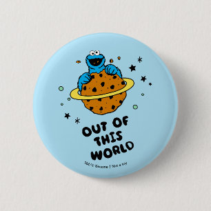 Cookie Monster Aus dieser Welt Button