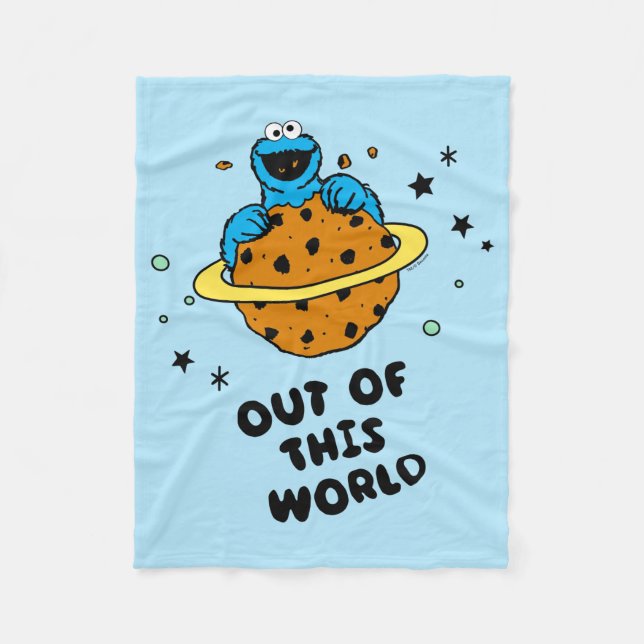 Cookie Monster | Aus dieser Welt Fleecedecke (Vorderseite)