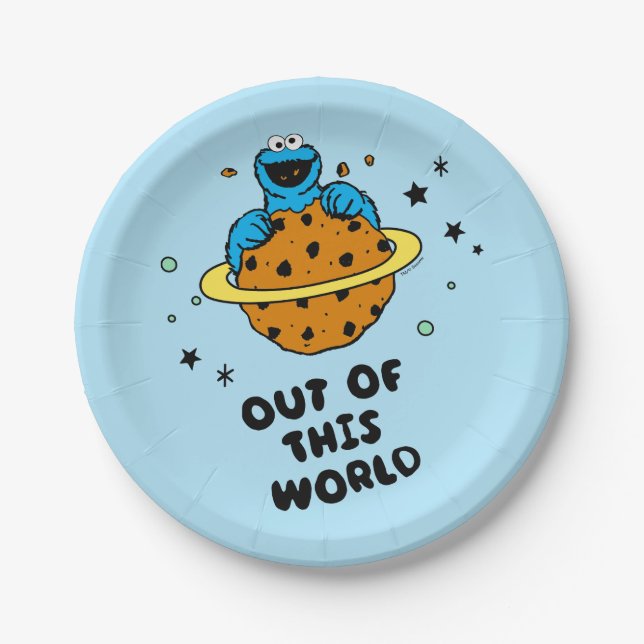 Cookie Monster | Aus dieser Welt Pappteller (Vorderseite)