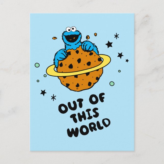 Cookie Monster | Aus dieser Welt Postkarte (Vorderseite)
