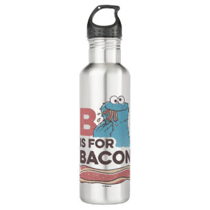 Cookie Monster B ist für Bacon Edelstahlflasche