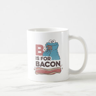 Cookie Monster B ist für Bacon Kaffeetasse