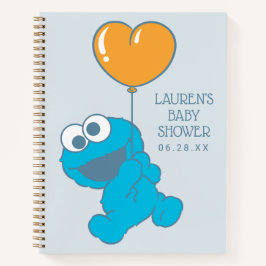 Cookie Monster Baby Shower Guest & Gift List Notizbuch